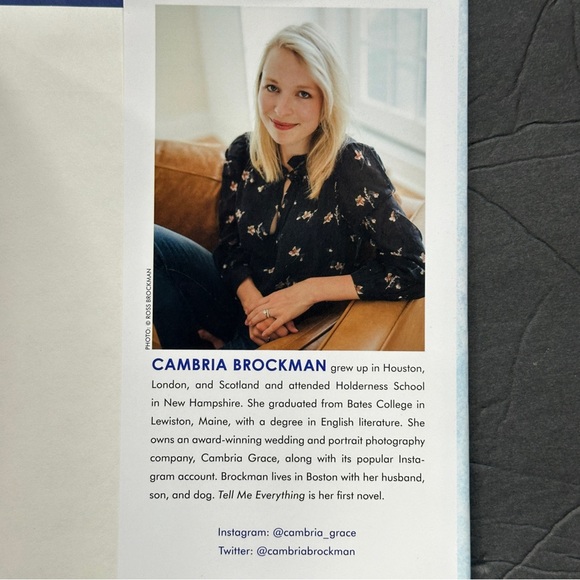 Tell Me Everything: A Novel by Cambria Brockman | Fiction | Hardcover Book - Picture 4 of 9